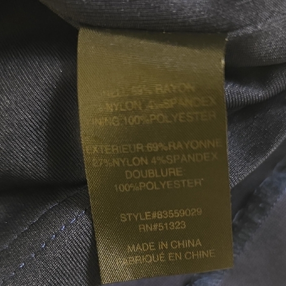 Cynthia Steffe Navy Mini Dress with Gold Studs - Picture 12 of 13